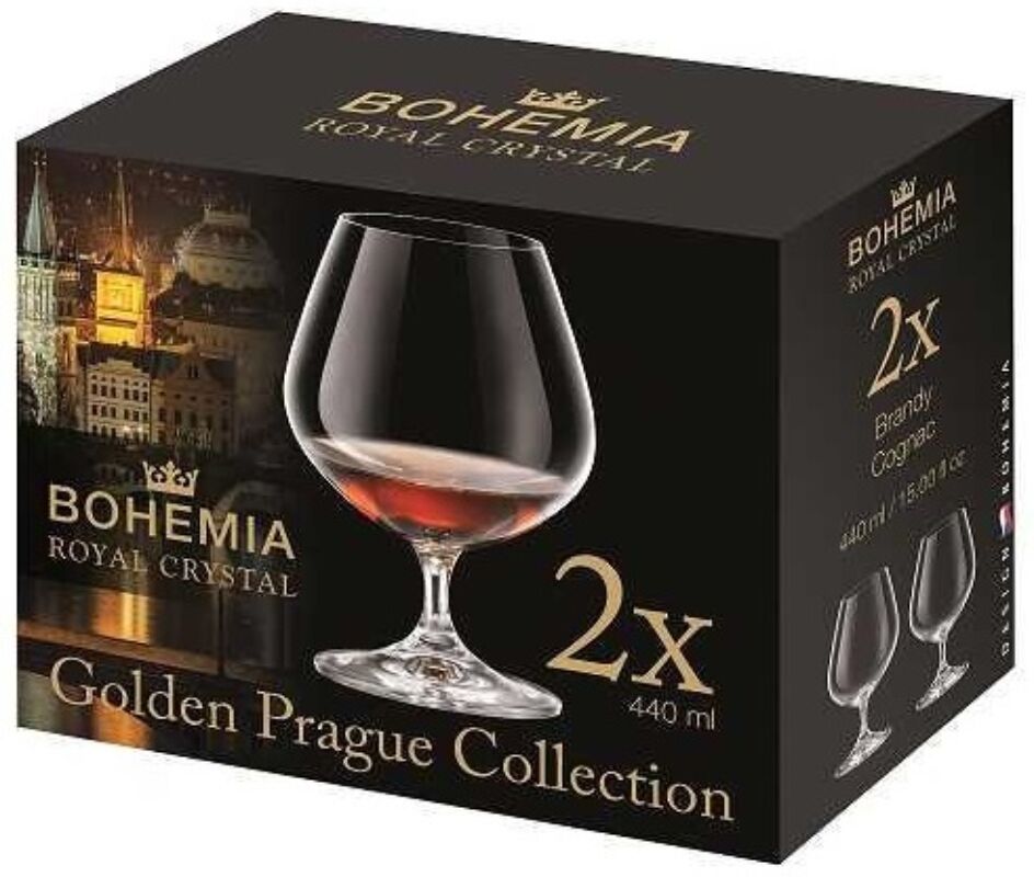 Bohemia kristály brandy pohár 44cl 2 db/szett