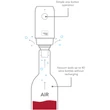 Vacu Vin Elektromos vákuumpumpa borzár (2 db dugóval)