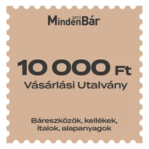 MindenAmiBár vásárlási utalvány 10.000Ft értékben