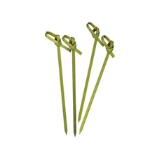 Hurkolt fejű bambusz koktél szúróka 150mm 100 db/ cs
