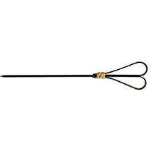 Hurkolt szív bambusz szúróka fekete 150mm