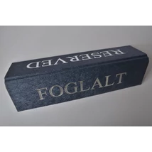 Foglalt tábla NAGY kék