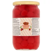 Koktélcseresznye piros szár nélküli 0,75kg