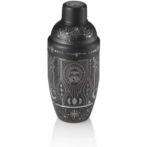 NOCTURN Tattoo shaker 500 ml rozsdamentes acél fekete-arany színű - festett