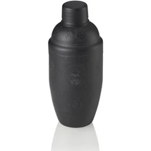 NOCTURN Tattoo 500 ml rozsdamentes acél matt fekete - gravírozott