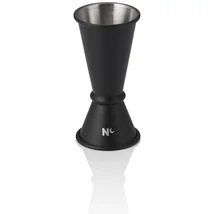 NOCTURN japán stílusú italmérce 20/40 ml rozsdamentes acél matt fekete