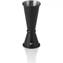 NOCTURN japán stílusú italmérce 25/50 ml rozsdamentes acél matt fekete