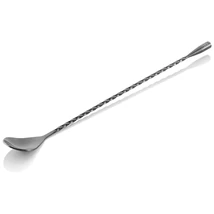 NOCTURN Classic csavart szárú bárkanál 30 cm rozsdamentes acél gunmetal