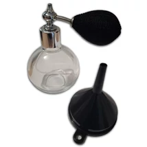 Pumpás aroma spray üveg tölcsérrel