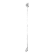 The Bars bárkanál csavart szárú, fejsze véggel ezüst 45 cm