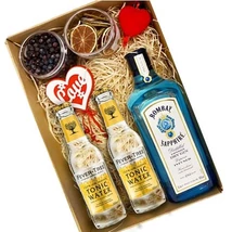 Nőnapi Bombay Gin tonik szett díszdobozban
