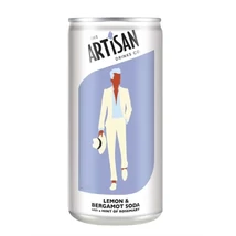 Artisan Cloudy Lemon &amp; Bergamot Soda 0,25L