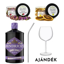Hendricks Grand Cabaret szett ajándék gin&amp;amp;tonik pohárral