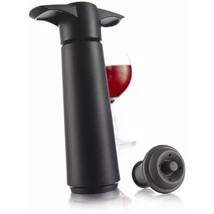 Vacu Vin Concerto vákuumpumpa borzár (2 db dugóval) fekete