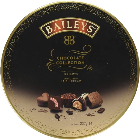 Baileys csokoládé válogatás - kerek díszdobozban - 227 gr