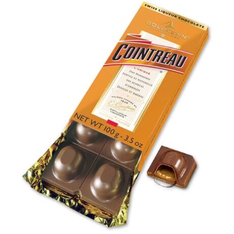 Cointreau likőrrel töltött táblás csokoládé - 100 gr
