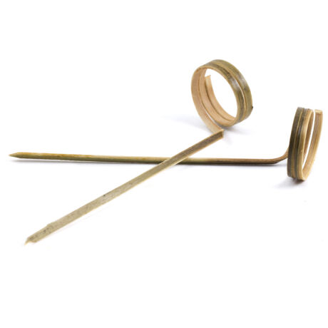 Csavart fejű bambusz szúróka 90mm 100db/cs