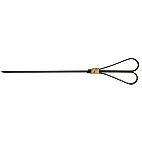 Hurkolt szív bambusz szúróka fekete 150mm