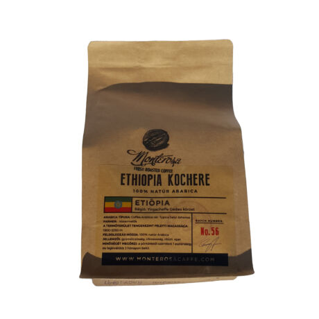Monterosa Ethiopia Kochere pörkölt szemes kávé 250g