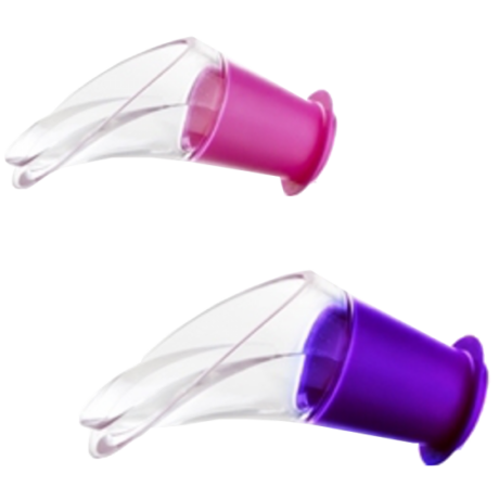 Vacu Vin borkiöntő crystal színes (lila - pink)