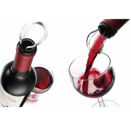 Vacu Vin borkiöntő crystal 2 db-os (fekete)