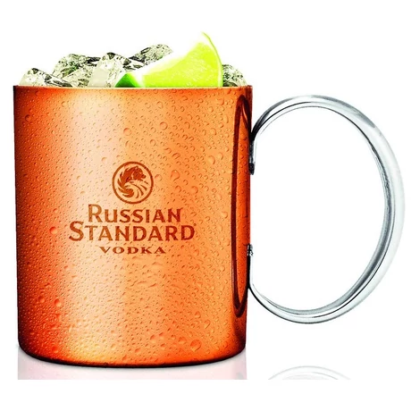 Moscow Mule réz bögre Russian Standard felirattal 370 ml