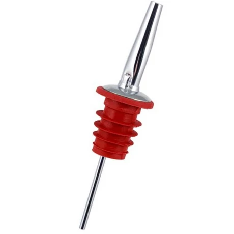 Metal pour gumis kiöntődugó lamellákkal piros