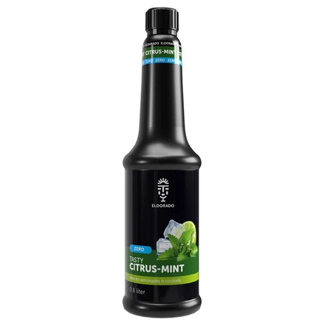 Eldorado cukormentes citrusos menta szirup 0,8 (most ajándék kiöntő dugóval)