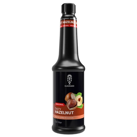 Gluténmentes Eldorado Mogyoró szirup 0,8 L (most ajándék kiöntő dugóval)