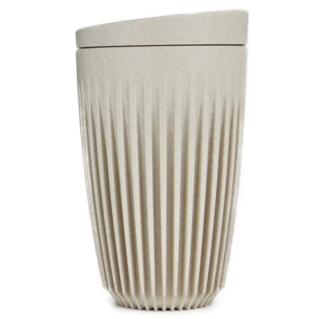 HuskeeCup pohár+tető kávés termosz NATURAL 350 ml