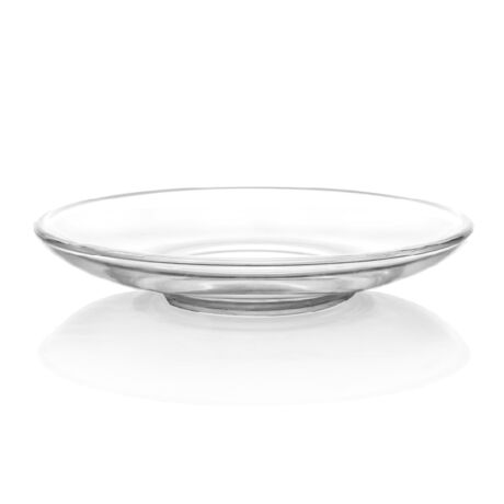 Üveg tányér füles kávés bögréhez 15 cm átmérő