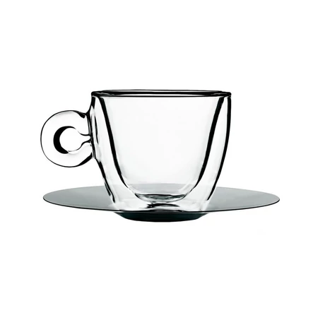 Duplafalú thermic cappuccinós csésze+alj szett 165ml 2db/cs