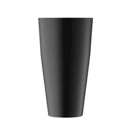Erős kivitelű prémium boston shaker - matt, fekete