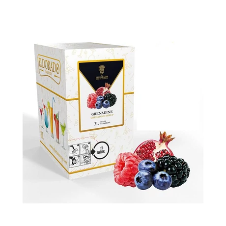 Bag in Box Eldorado grenadine szirup 3 liter