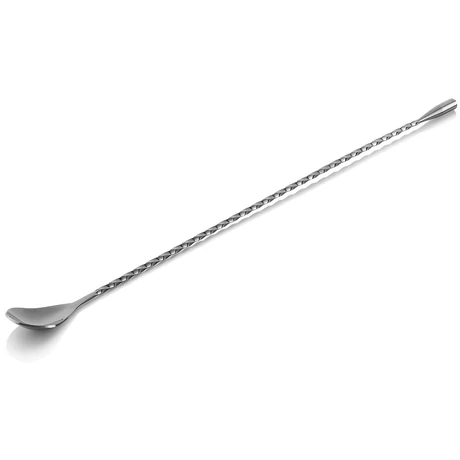 NOCTURN Classic csavart szárú bárkanál 40 cm rozsdamentes acél gunmetal