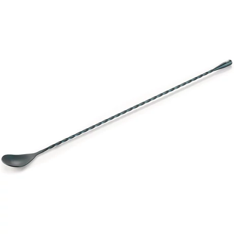 NOCTURN Classic csavart szárú bárkanál 40 cm rozsdamentes acél matt kék