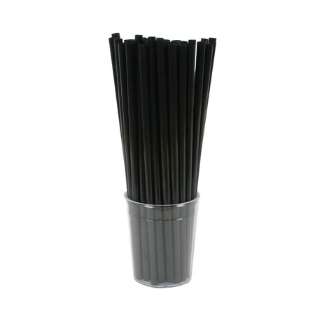 Bio PLA szívószál fekete 500db/cs