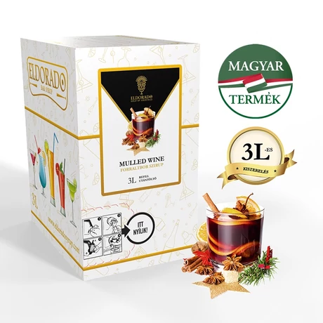 Bag in Box Eldorado forralt bor szirup 3 liter