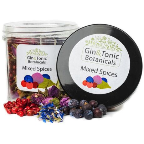 Gin Tonic botanicals osztott tégelyben 4 fajta fűszerrel 35 gr