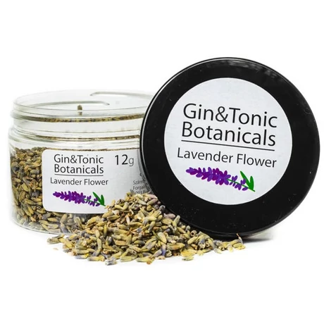 Gin Tonic botanicals közepes tégelyben, levendula virág 12gr