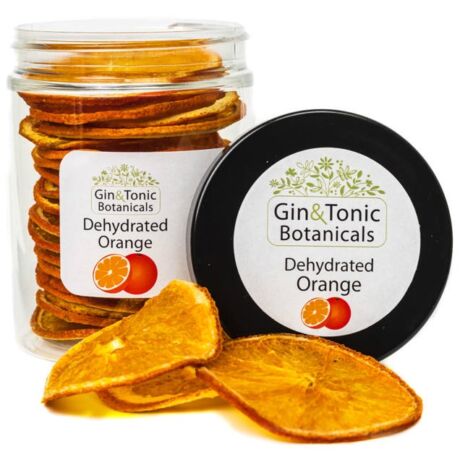 Gin Tonic Botanicals Nagy tégelyben Szárított Narancs karikák 40 gr