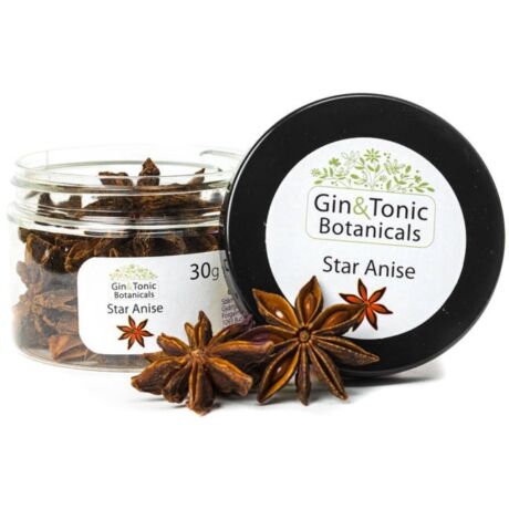 Gin Tonic botanicals közepes tégelyben, csillagánizs egész 30gr