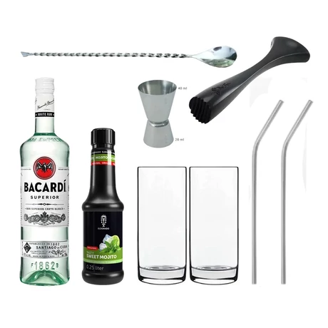 Mojito koktélcsomag eszközökkel