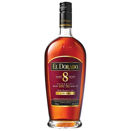 El Dorado 8 years rum pdd. 0,7L 40%