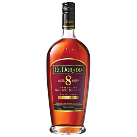 El Dorado 8 years rum pdd. 0,7L 40%