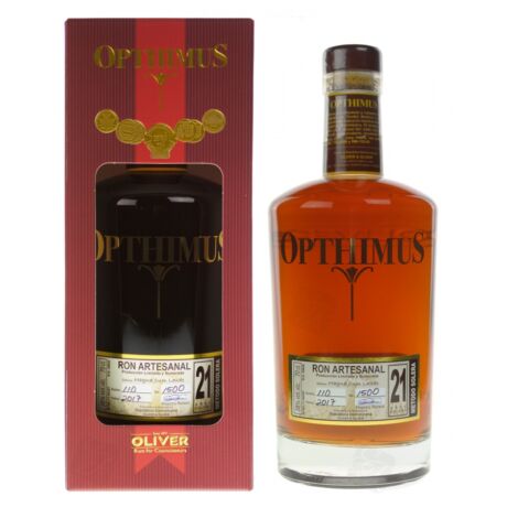 Opthimus 21 éves rum - 0,7L (38%) pdd.