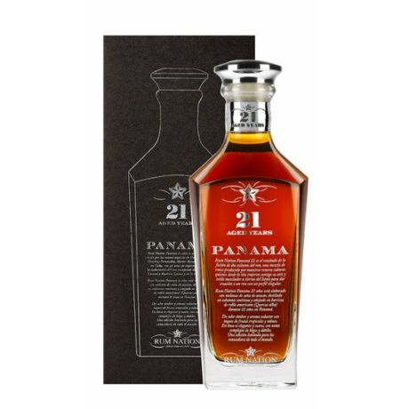 Rum Nation Panama 21 years - 0,7L (40%)