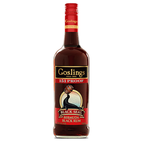 Goslings 151 Black Seal Bermuda rum - 0,7L (75,5%)