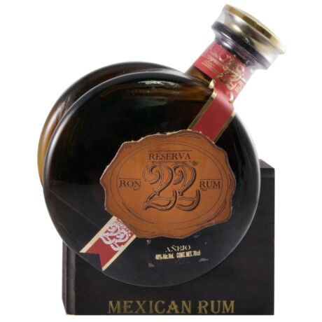 Prohibido 22 Reserve Rum, fa állvánnyal - 0,7L (40%)