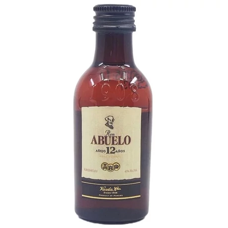 Abuelo 12 éves mini rum 0,05L 40%